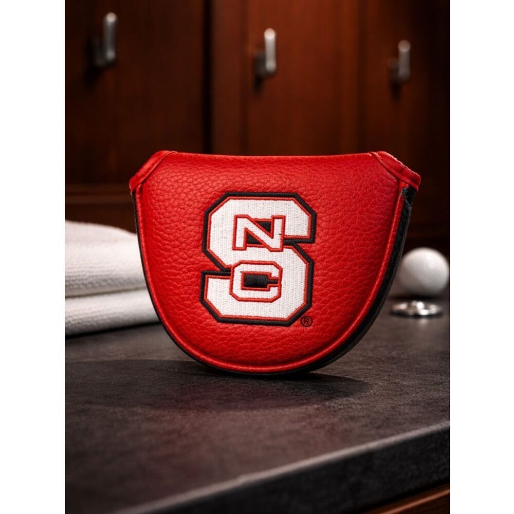 NWT Team Effort Mallet Putt Cover North Carolina State Wolfpack Res White Golf